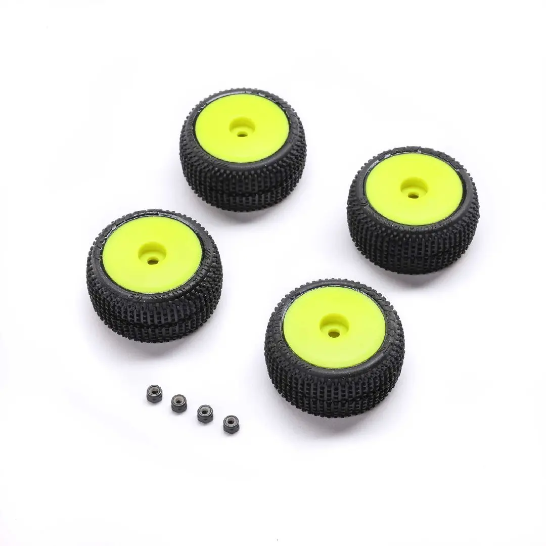 Pro-Line Blockade Tire, Pro-Line Oe, Wheel, Yellow, Mounted 1