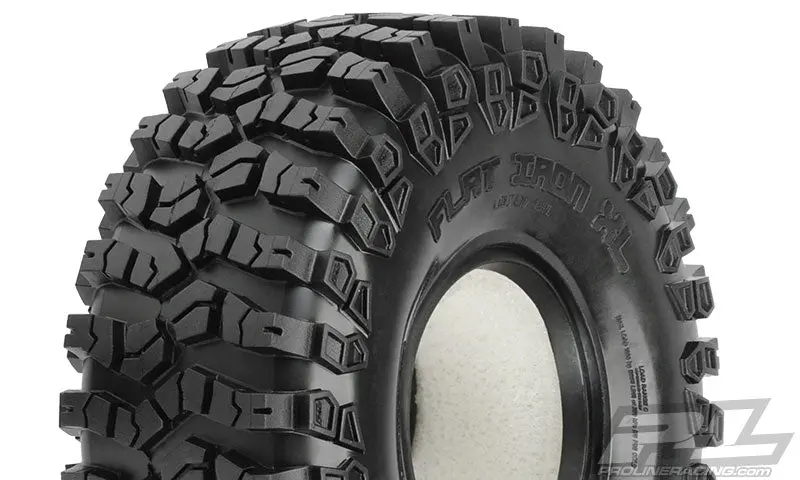 Pro-Line 1.9" Flat Iron Xl G8 Rock Terrain Truck Tires 4.76"Od (2) For Front Or Rear 1
