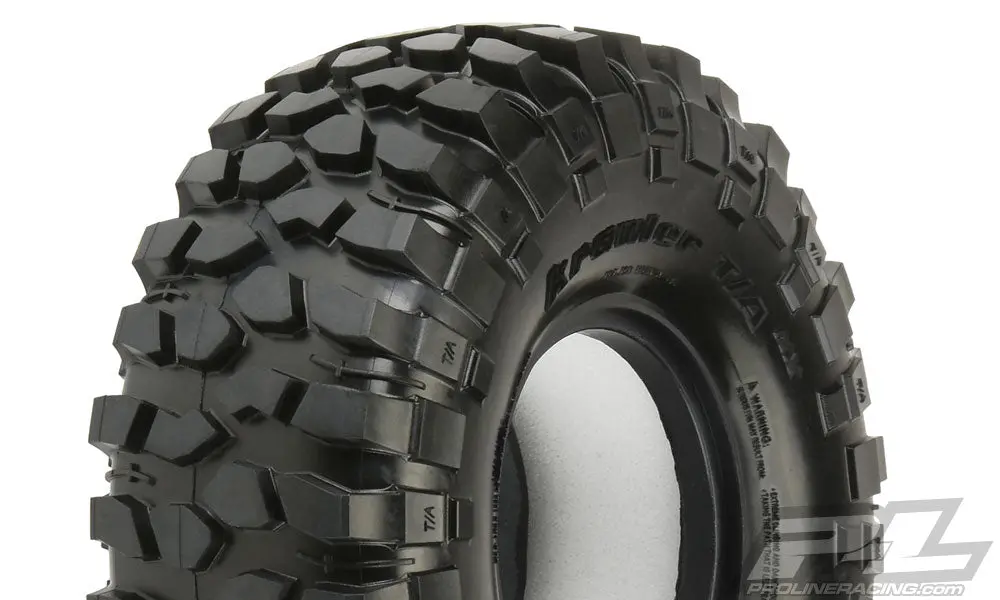 Pro-Line 1.9" Bfgoodrich Krawler T/A Kx (Blue Label) G8 Rock Terrain Truck Tires 4.75" Od (2) For Front Or Rear 1