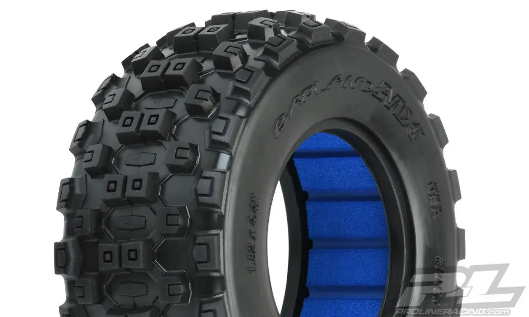 Pro-Line Badlands Mx Sc 2.2"/3.0" M2 (Medium) All Terrain Tires (2) For Sc Trucks Front Or Rear 1