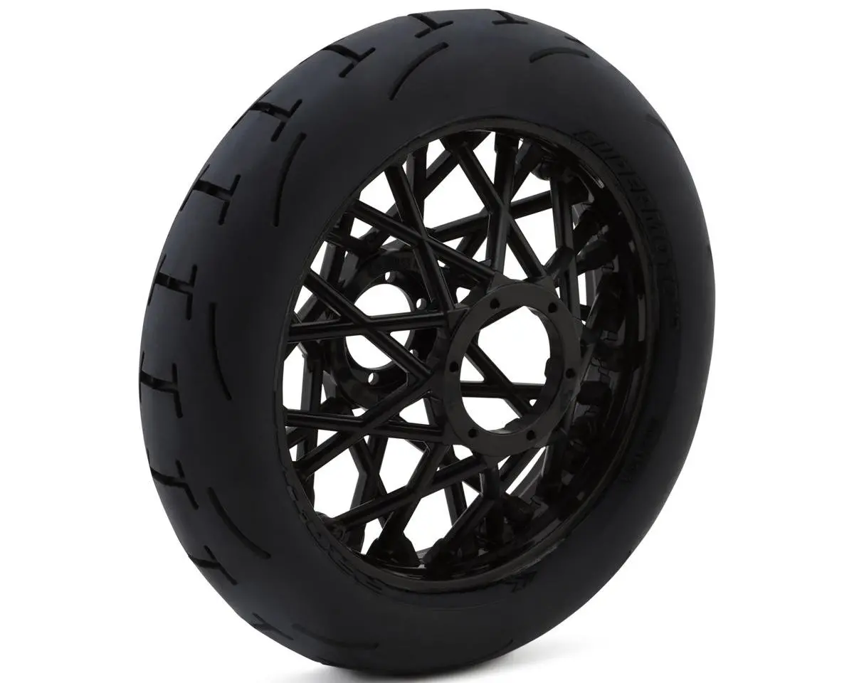Pro-Line 1/4 Supermoto 2.0 Pre-Mounted Rear Tire (Black) (S3) 1