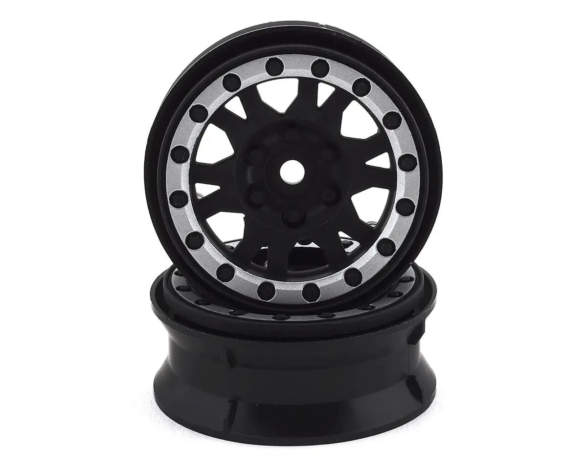 Pro-Line Impulse 1.9" Bead-Loc Wheels (Black/Silver) (2) 1
