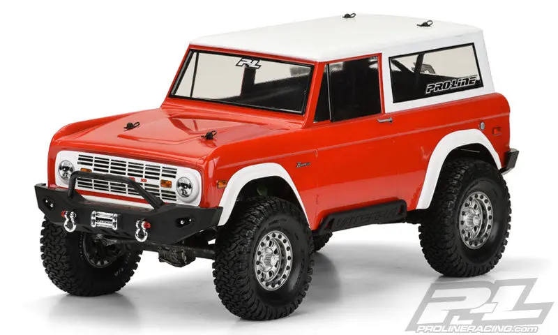 Pro-Line 1973 Ford Bronco Clear Body For 12" (305Mm) Wheelbase Scale Crawlers 1