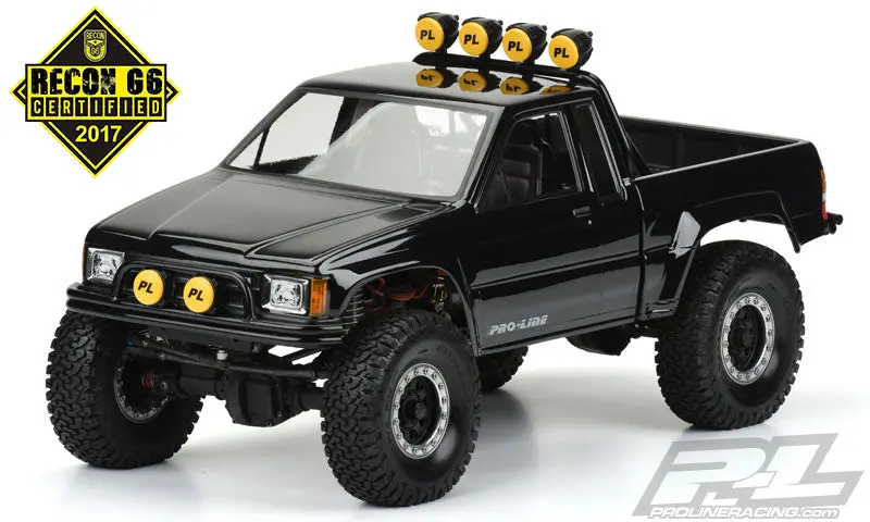 Pro-Line 1985 Toyota Hilux Sr5 Clear Body (Cab & Bed) For 12.3" (313Mm) Wheelbase Scale Crawlers 1