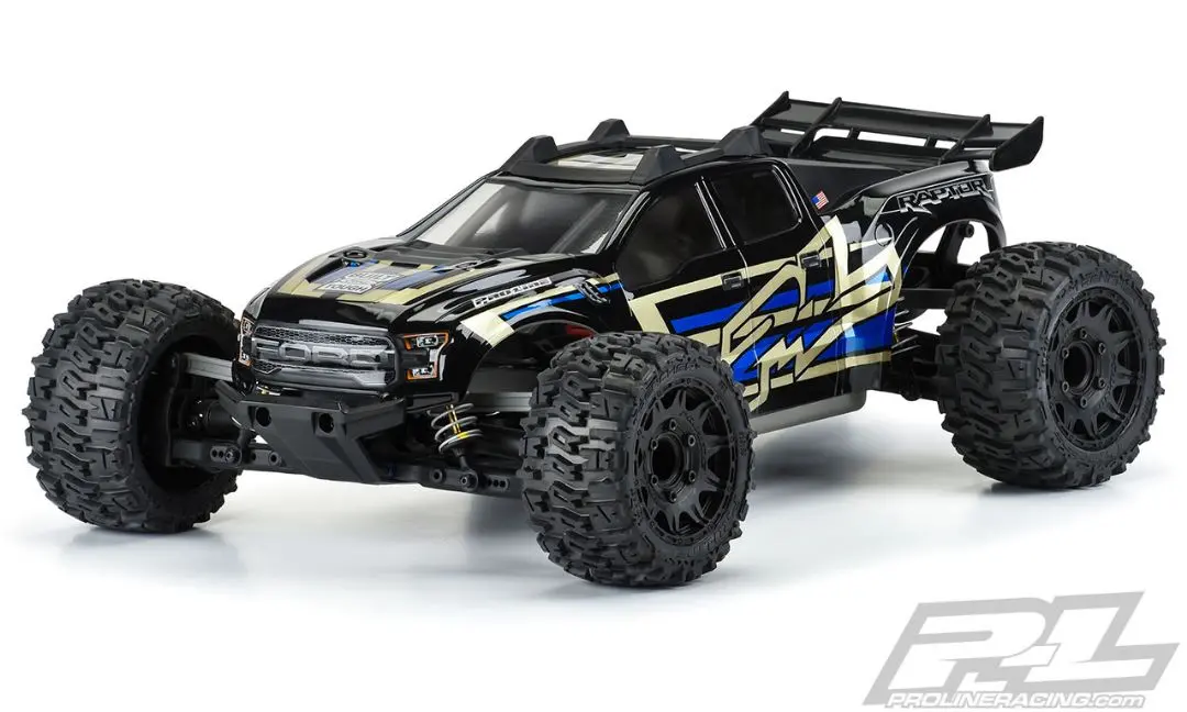Pro-Line Pre-Cut 2017 Ford F-150 Raptor Clear Body For Rustler 4X4 1