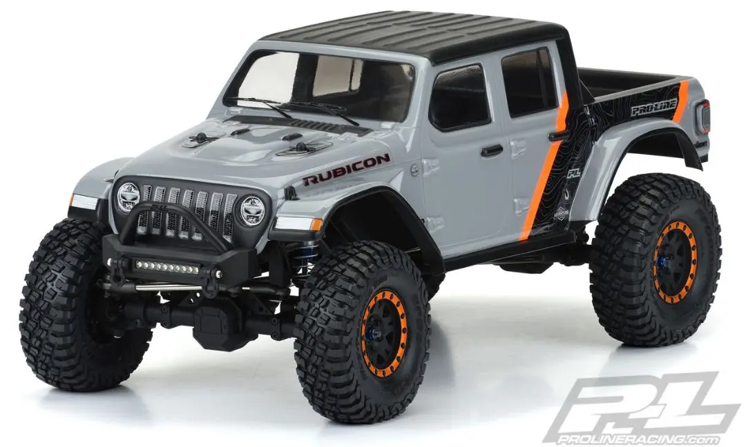Pro-Line 2020 Jeep Gladiator Clear Body For 12.3" (313Mm) Wheelbase Scale Crawlers 1