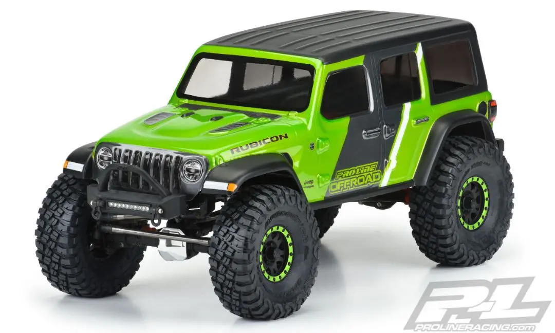 Pro-Line Jeep Wrangler Jl Unlimited Rubicon Clear Body For 12.3" (313Mm) Wheelbase Scale Crawlers 1
