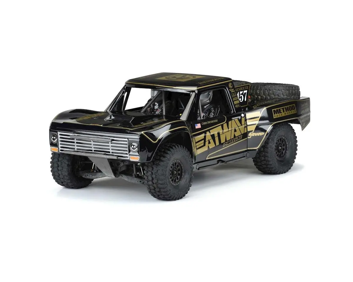 Pro-Line 1967 Ford F-100 Heatwave Edition Pre-Painted & Pre-Cut Body For Traxxas Udr (Black) 1