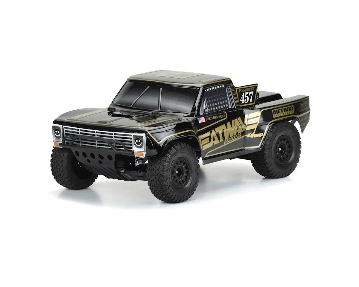 Pro-Line 1967 Ford F-100 Heatwave Edition Tough-Color Race Truck Pre-Cut Body (Black) 1