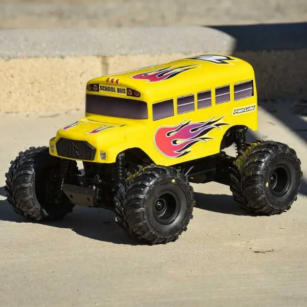 Pro-Line Pre-Cut School Bus Body For Arrma Gorgon Grom - Clear 1