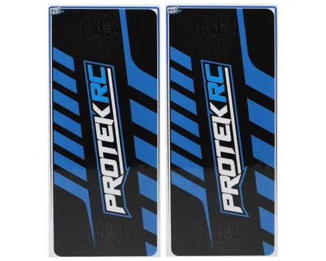 Protek Rc 2024 Universal Chassis Protective Sheet (Blue/Black) (2) (12.5X33.5Cm) 1