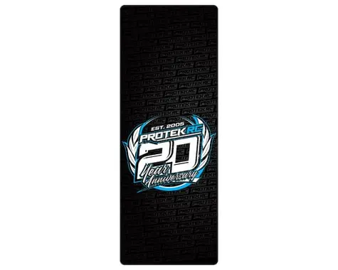 Protek Rc 20Th Anniversary Universal Chassis Protective Sheet (Black) (1) (12.5X33.5Cm) 1