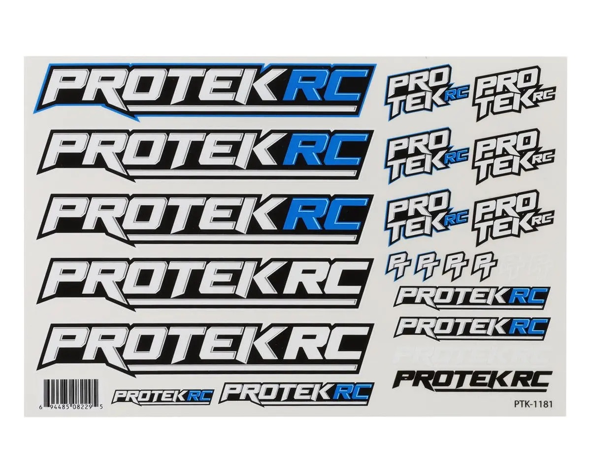Protek Rc "24" Large Logo Decal Sheet 1