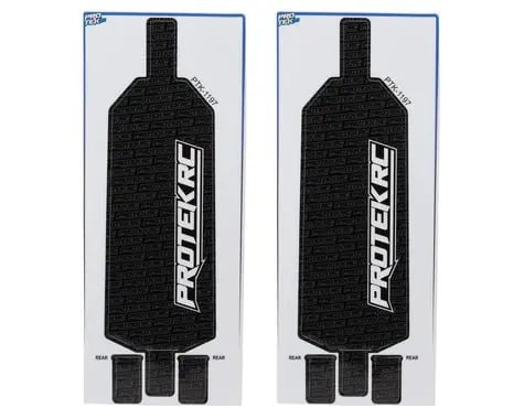 Protek Rc Rc10b84 "Thick" Precut Chassis Protective Sheet (Black) (2) 1