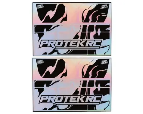 Protek Rc 1/8 Euro Wing Wraps (Complex Holographic) (2) 1