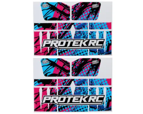 Protek Rc Jconcepts 1/8 Razor Wing Wraps (Hectic) (2) 1