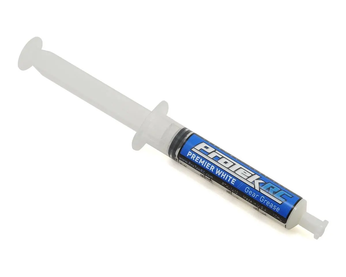 Protek Rc "Premier White" Friction & Noise Reducing Gear Grease Lubricant (10Ml) 1