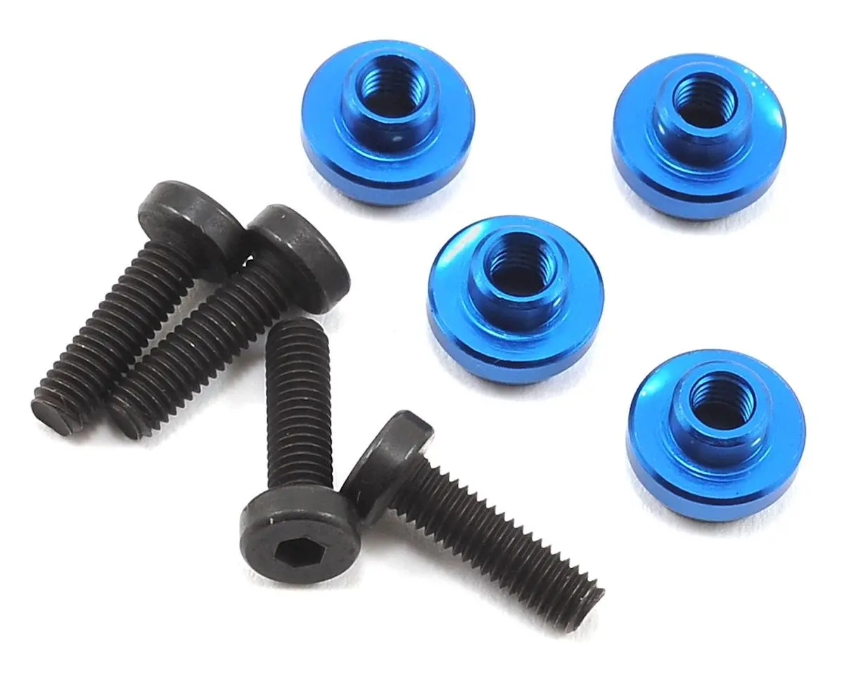 Protek Rc Aluminum Servo Mount Grommet (Blue) (4) 1