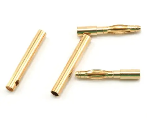 Protek Rc 2.0Mm Gold Plated Inline Connectors (2 Male/2 Female) 1