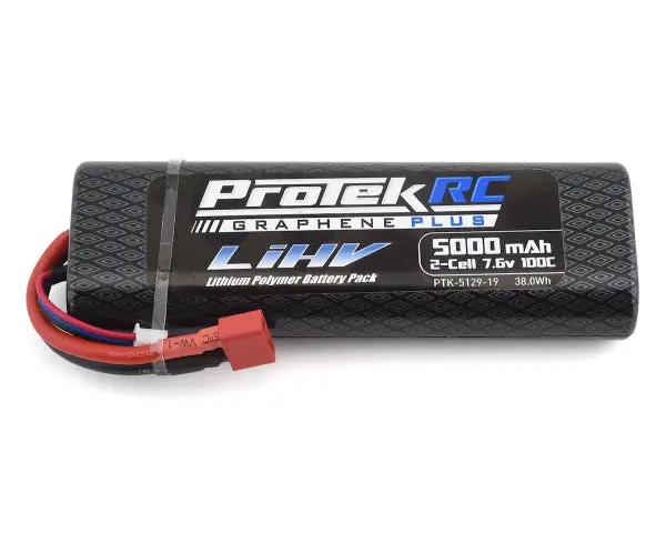 Protek Rc 2S 100C Si-Graphene + Hv Lipo Stick Pack Tcs Battery (7.6V/5000Mah) 1