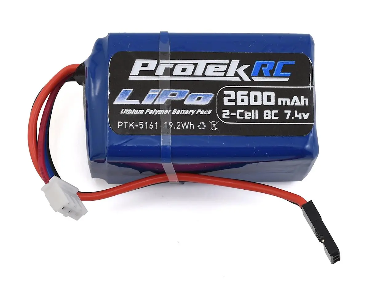 Protek Rc Lipo Kyosho & Tekno Receiver Battery Pack (7.4V/2600Mah) 1