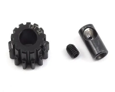 Protek Rc Steel 32P Pinion Gear W/3.17Mm Reducer Sleeve (Mod .8) (5Mm Bore) (13T) 1