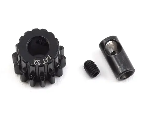 Protek Rc Steel 32P Pinion Gear W/3.17Mm Reducer Sleeve (Mod .8) (5Mm Bore) (14T) 1
