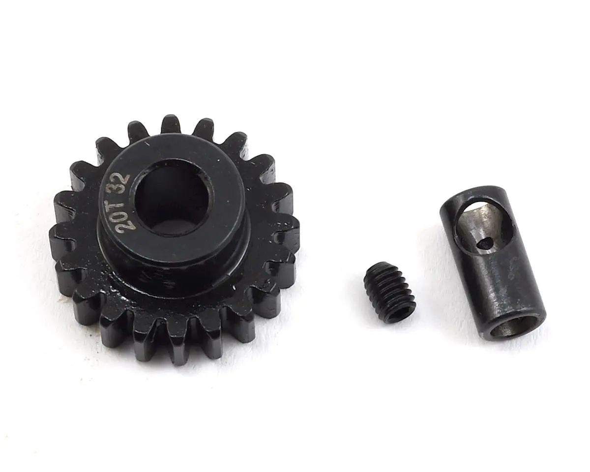 Protek Rc Steel 32P Pinion Gear W/3.17Mm Reducer Sleeve (Mod .8) (5Mm Bore) (20T) 1