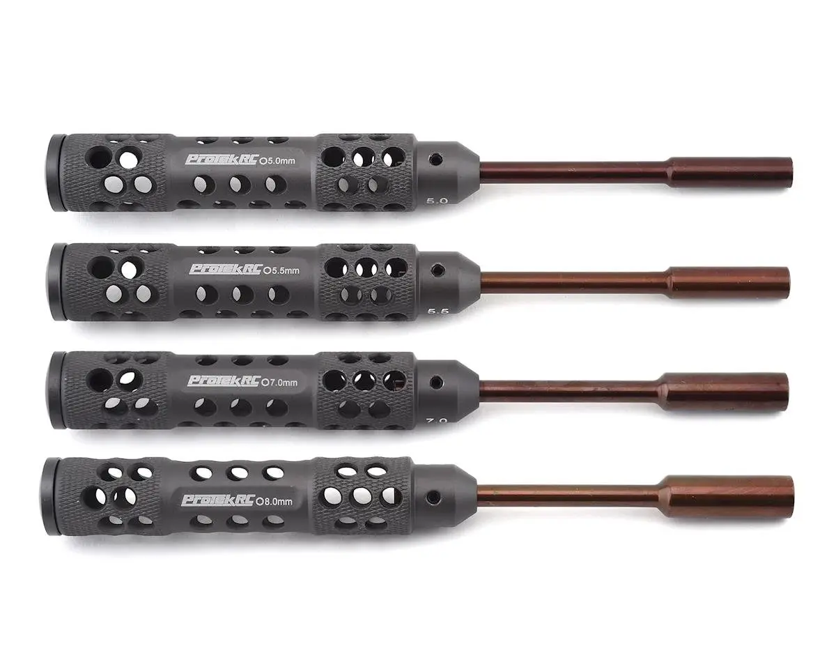 Protek Rc "Trutorque Sl" 4-Piece Metric Nut Driver Set (5.0, 5.5, 7.0, 8.0Mm) 1