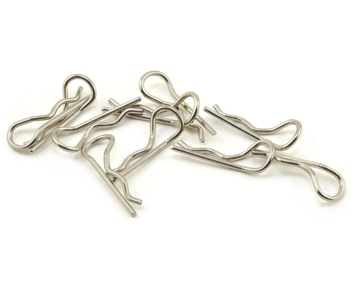 Protek Rc Standard Bent Body Clip (10) (1/10 Scale) 1