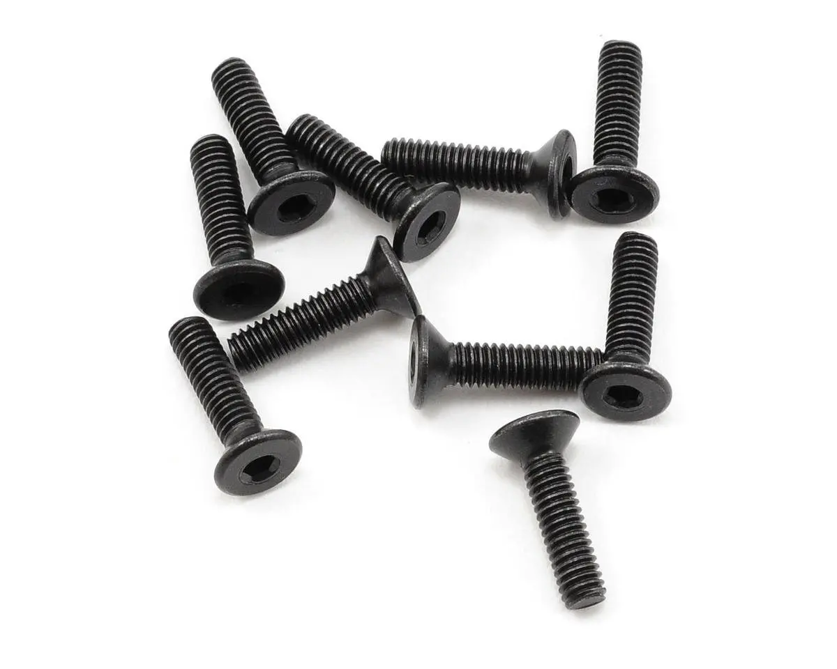 Protek Rc 2.5X10mm "High Strength" Flat Head Screws (10) 1
