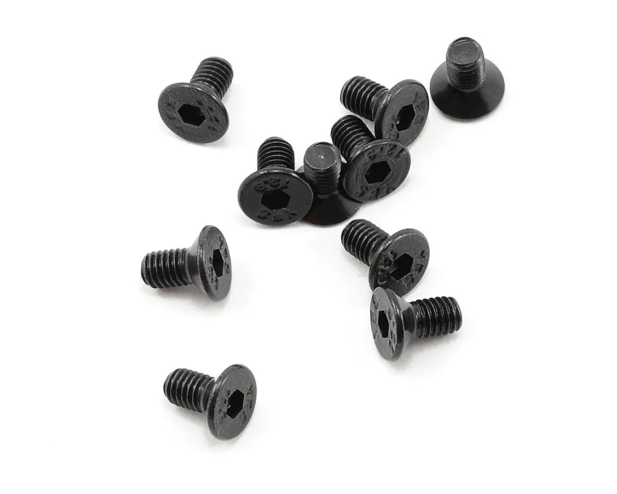Protek Rc 3X6mm "High Strength" Flat Head Screws (10) 1