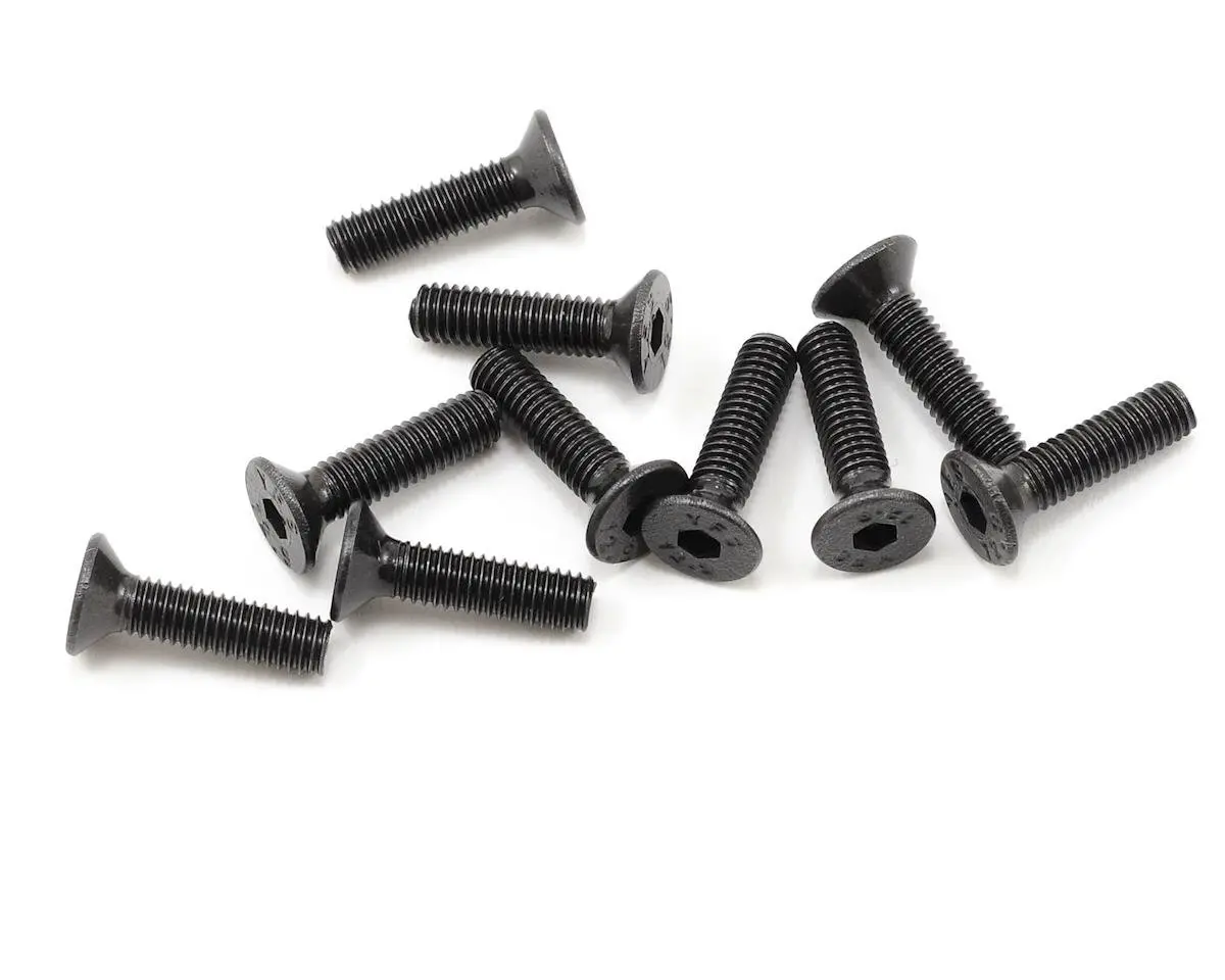 Protek Rc 3X12mm "High Strength" Flat Head Screws (10) 1