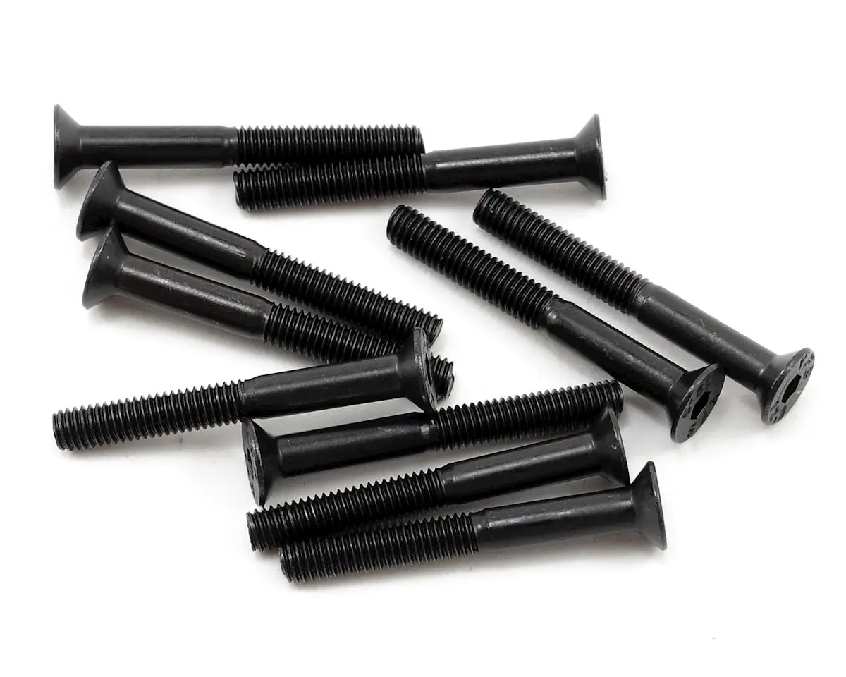 Protek Rc 3X25mm "High Strength" Flat Head Screws (10) 1