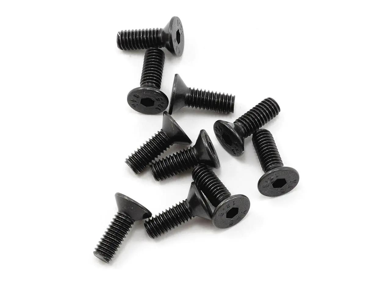 Protek Rc 4X12mm "High Strength" Flat Head Screws (10) 1