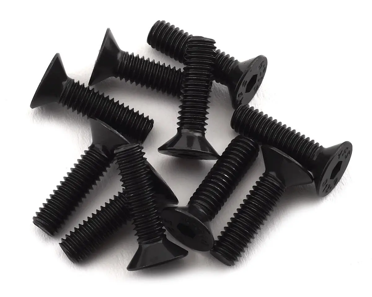 Protek Rc 4X15mm "High Strength" Flat Head Screws (10) 1