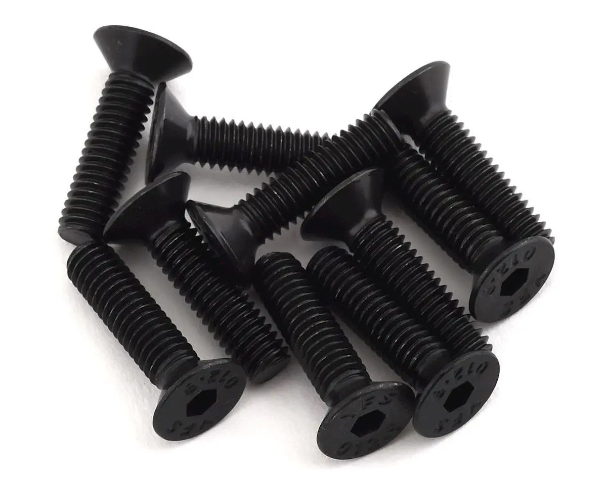 Protek Rc 4X16mm "High Strength" Flat Head Screws (10) 1
