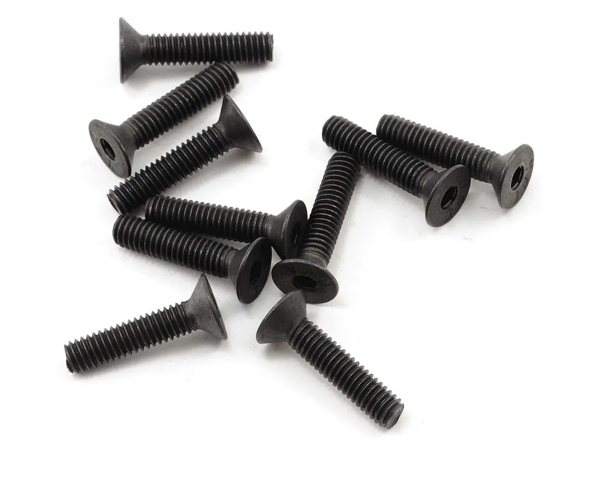 Protek Rc 4X18mm "High Strength" Flat Head Screws (10) 1