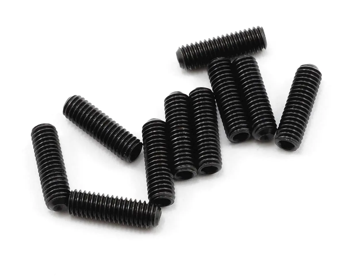 Ecopower 3Mm "High Strength" Steel Cup Style Set Screws (10) (3X10mm) 1