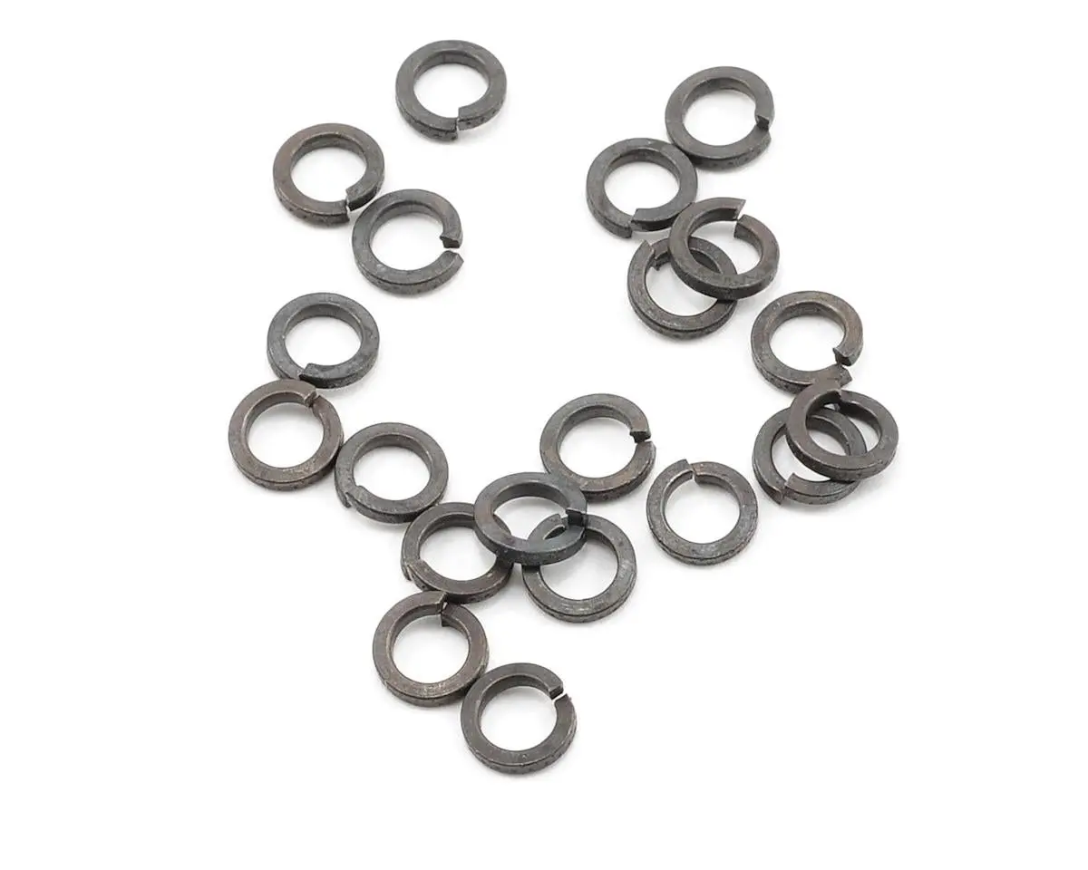 Protek Rc 3Mm "High Strength" Black Lock Washers (20) 1