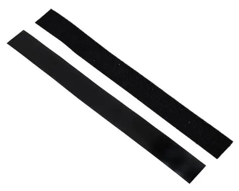 Pure-Tech Super Stick Low Profile Hook & Loop Strap Set (Black) (1 Hook/1 Loop) 1