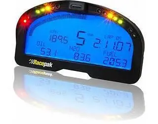 Racepak Iq3 Data Display Dash Blue Backlight Lcd 1