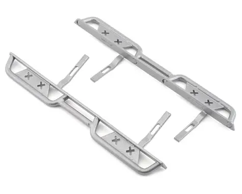 Rc4wd Cchand Axial Scx10 Ii 1969 Blazer Rough Stuff Metal Side Sliders (Silver) 1