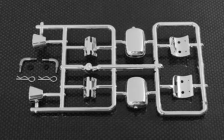 Rc4wd Chevrolet Blazer Chrome Mirror & Rear Taillight Parts Assy 1