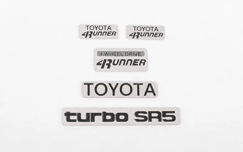 Rc4wd 1985 Toyota 4Runner Emblem Set 1