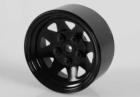 Rc4wd 5 Lug Wagon 1.9" Steel Stamped Beadlock Wheels (Black) 1