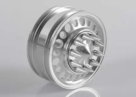 Rc4wd Choas Semi Truck Front Wheels W/Spiked Caps 1