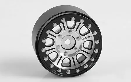 Rc4wd Raceline Monster 1.7" Beadlock Wheels (Silver/Black) 1