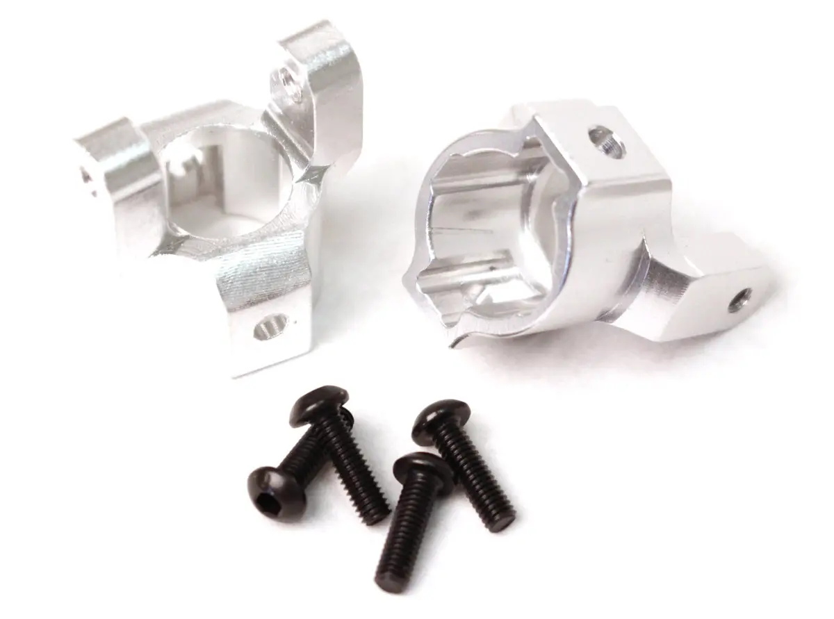 Racers Edge Scx10 Aluminum C-Hub Set, Silver 1