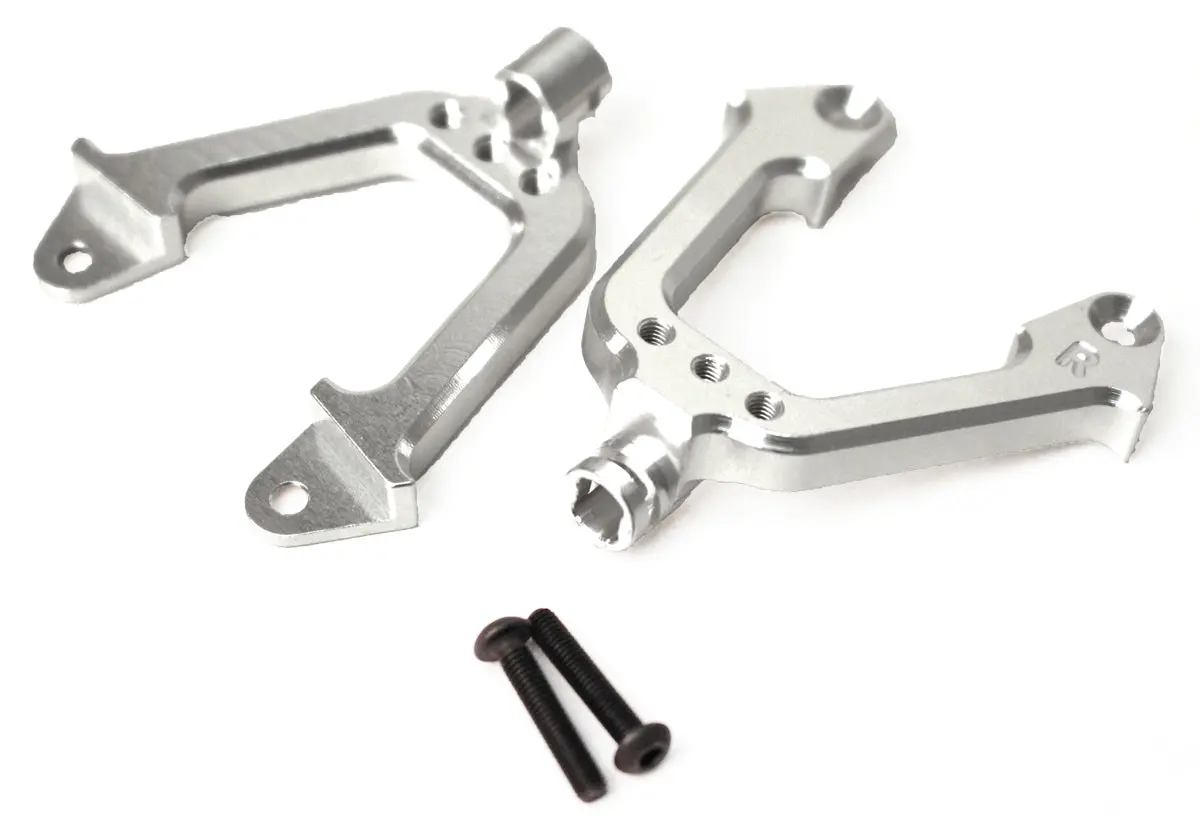 Racers Edge Scx10 Aluminum Front Shock Tower Hoops, Silver 1